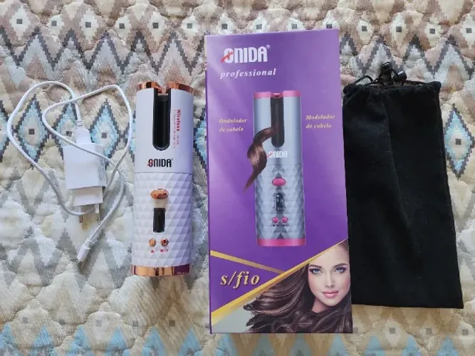 Modelador de Cabelo Onida ON-7045 - Sem Fio, 34W, 200ºC, 5000mAh - Ótimo Estado!