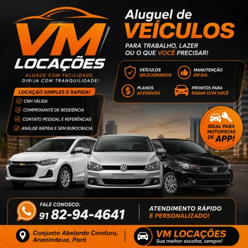ALUGUEL DE VEÍCULO