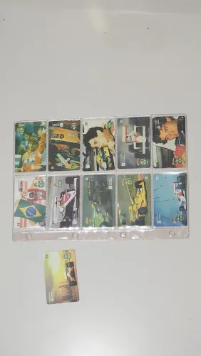 Coleção de Cartões Telefônicos Ayrton Senna