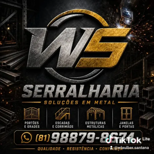 Ws Serralharia; fazemos de acordo com seu projeto