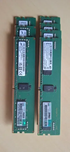 Lote 7x memórias DDR4 16gb 2rx8 2933y servidores (smart, micron)