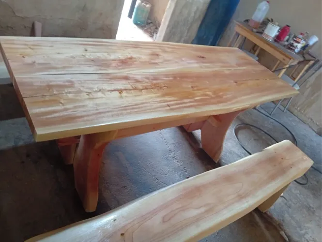 Mesa 2 metros - cedro rosa 