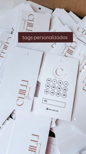 Milheiro de tags pra roupas | tags personalizadas | etiquetas | gráfica Fortaleza