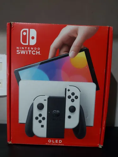 Nintendo Switch OLED desbloqueado Novo + sd 128gb