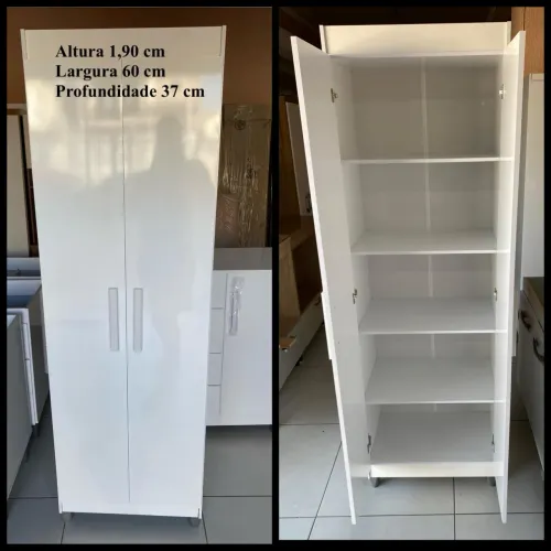 Multiuso com prateleiras branco - entrego