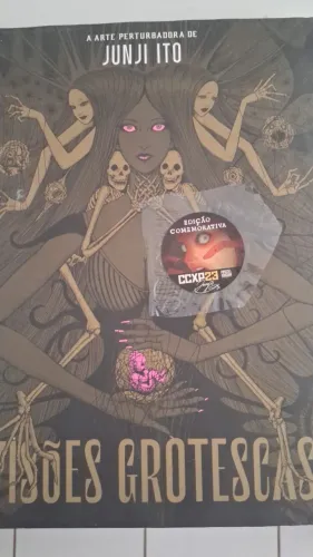 Artbook Visões Grotescas Junji Ito Edição Comemorativa CCXP23 