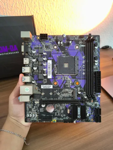 Placa Mãe Mancer A320M DA com Caixa | Envio OLX Pay | Aceito Cartão | Entrego