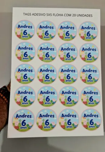 Adesivo Personalizados 5x5