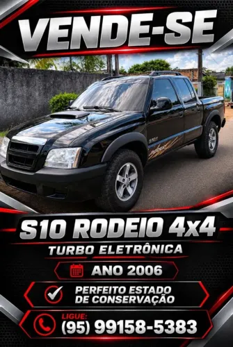 Chevrolet S10 P-up Lx/sert/rod 2.8 4X4 CD TDI Dies 2006