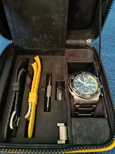 Relógio Orient seatech cronógrafo original completo