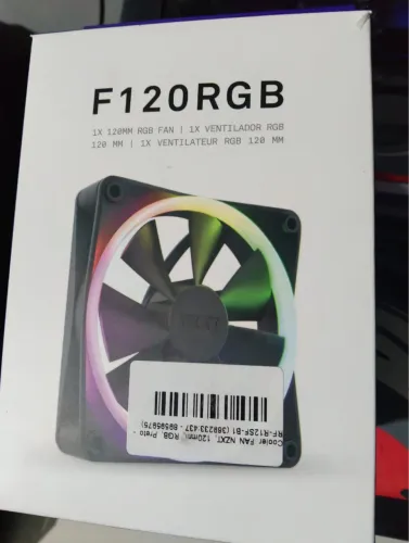 Kit 5 Fans NZXT F120 RGB 120mm Originais | Novas Sem Uso
