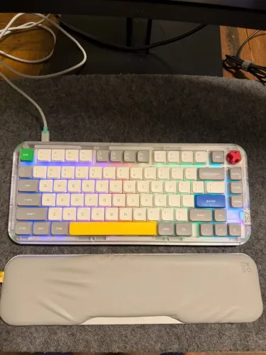 Teclado Mecânico NuPhy Kick75 Wireless Low Profile + Apoio de Pulso