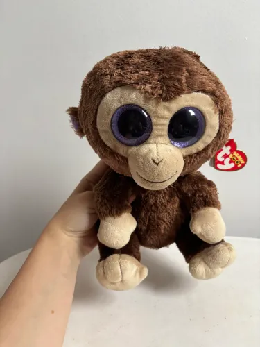 Pelúcia Colecionável Ty Beanie Boo's Tamanho Médio - Macaco Coconut