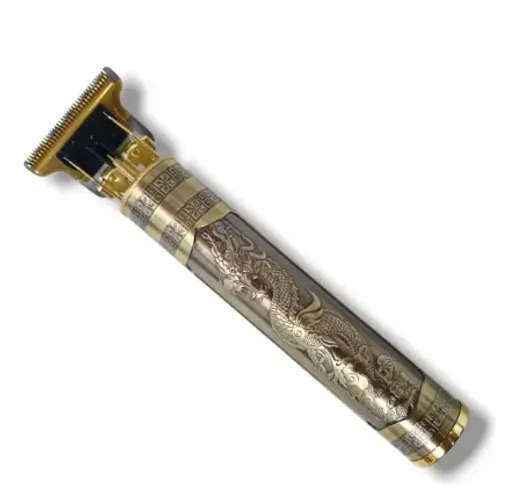 Máquina De Cortar Cabelo E Fazer Barba Dragão Sem Fio Profissional