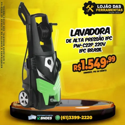 Lavadora de Alta Pressão IPC PW-C22P 220v Ipc Brasil