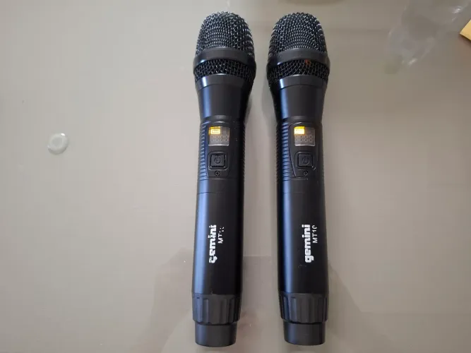 Microfones Gemini Sound MT10 e Receptor
