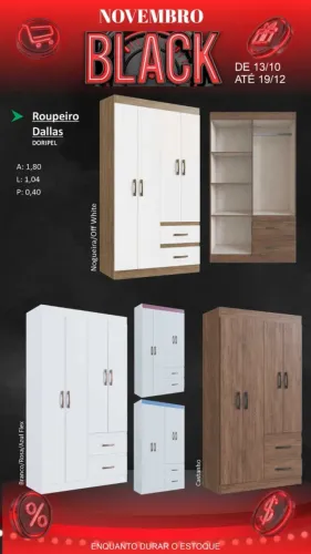 Guarda roupa de solteiro