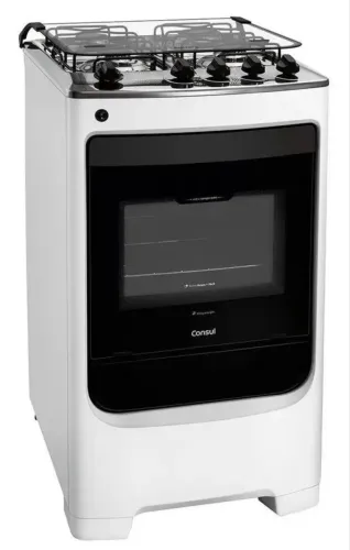 Fogão Consul 4 Bocas Inox com Forno | Mesa de Inox