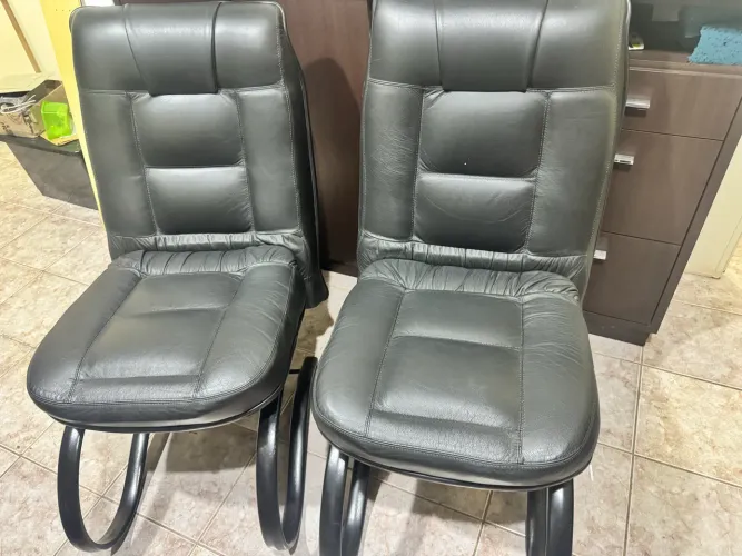 POLTRONAS/CADEIRAS DE COURO LEGÍTIMO
