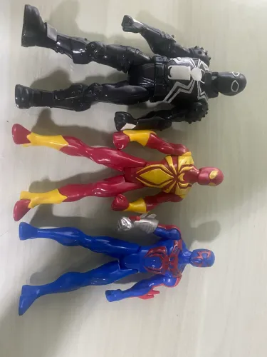 Bonecos Agente Venom, Homem Aranha 2099 E Aranha De Ferro
