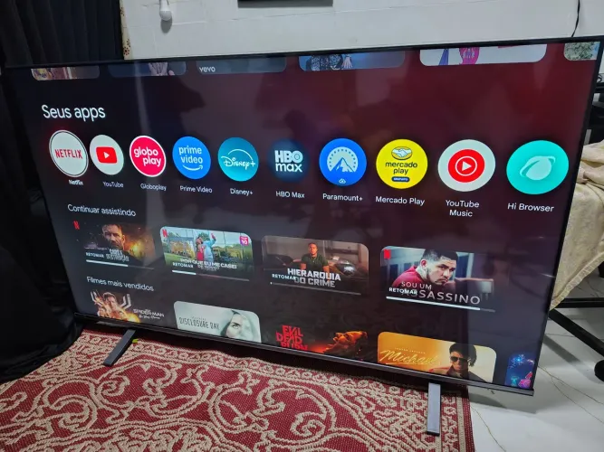 TV Smart 65 polegadas 4k da Toshiba PERFEITA