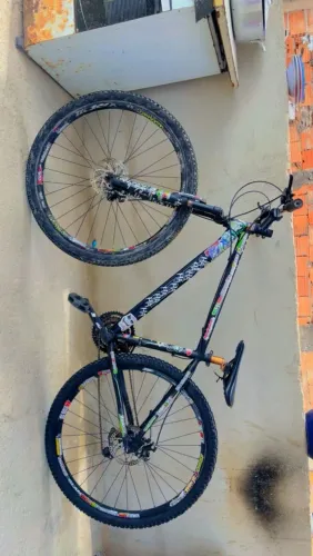 Bike aro 29,MTB suspensão dianteira freia a disco pneus cravados e guidão esportivo