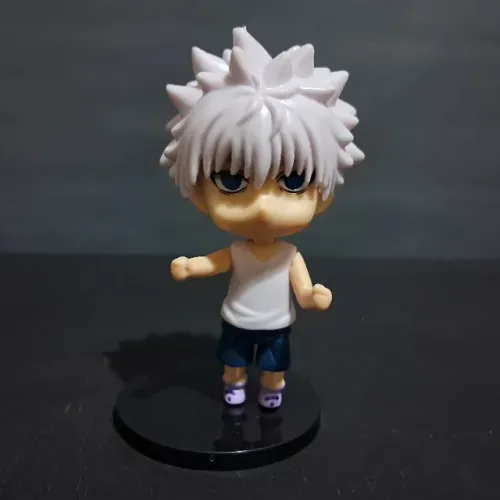 Estatueta do Killua Zoldyck Hunter x Hunter 10,5cm Com Base PVC