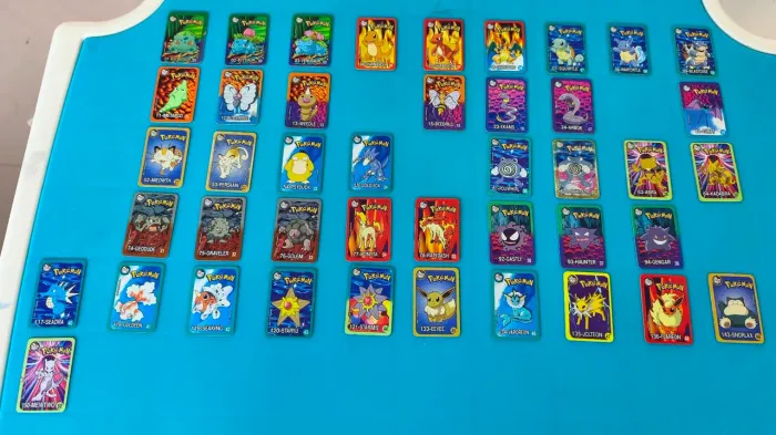 Coleção de Tazos Pokémon Elma Chips anos 90 - Original