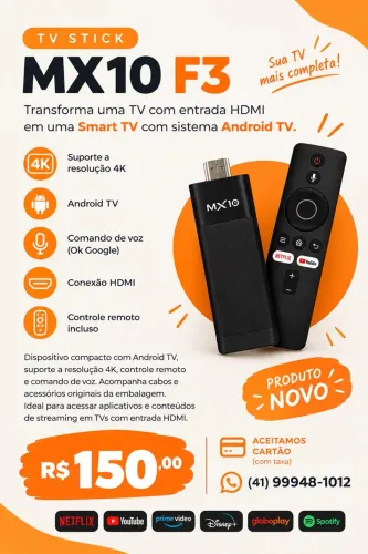 TV Stick MX10 F3