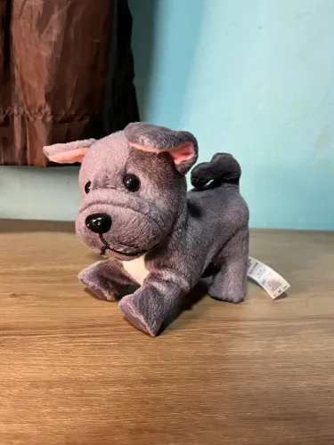 American Girl Pets - Buldog Frances - cachorrinho de pelúcia articulado 