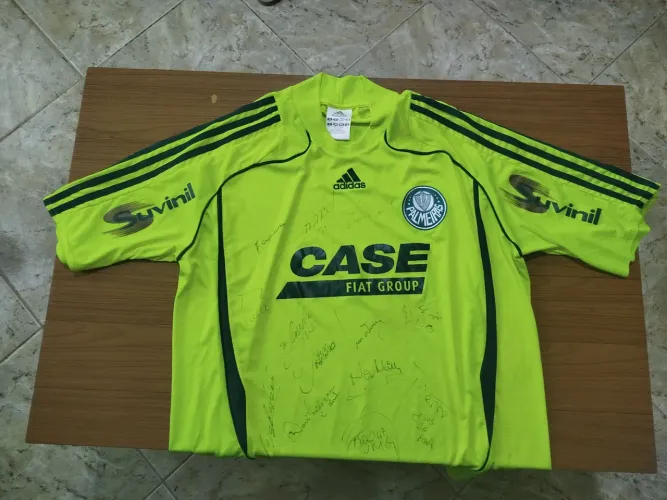 Camisa autografada do Palmeiras 2008