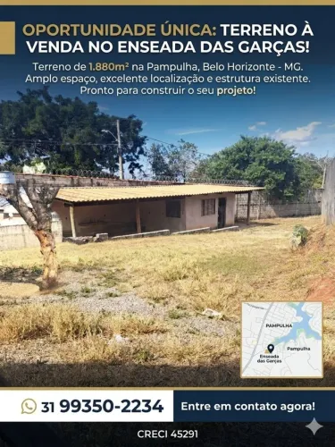 Terreno Bairro Enseada das Garças BH
