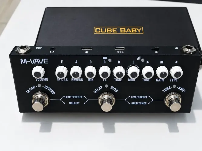 Pedal de Efeito para Guitarra CUVAVE - Multiefeitos