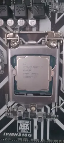 I3 8° - Placa mãe IPMH310G DDR4 Fonte 350w Brasil PC - Cooler Box - Gabinete.