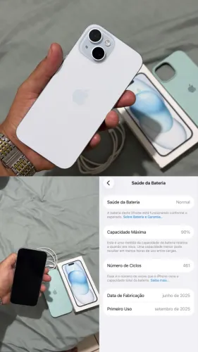 iPhone 15 - 256GB - Azul