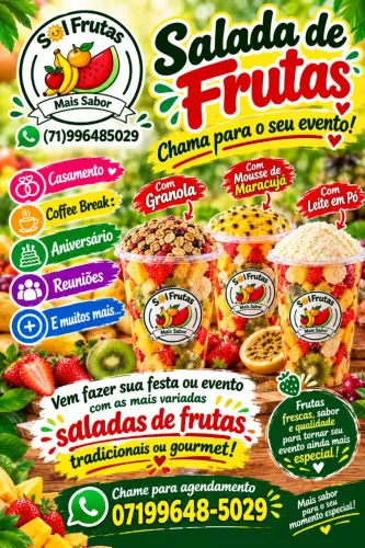 Aceito Encomendas de Salada de frutas