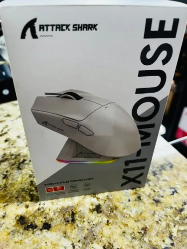 Mouse Attack Shark novo 12x no cartão