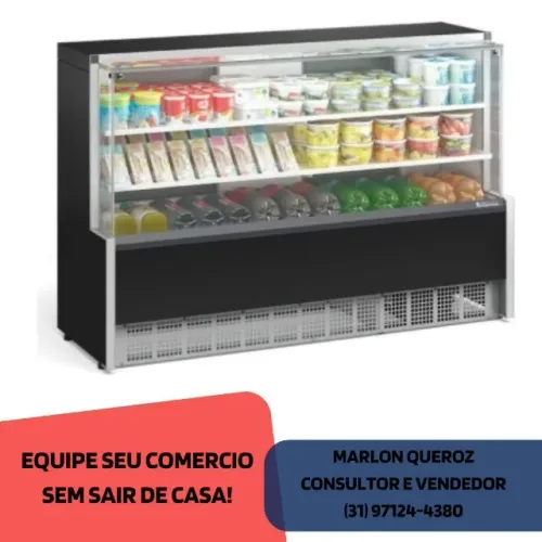 Balcão Refrigerado 1,75 Metros 2 Placas Gelopar 