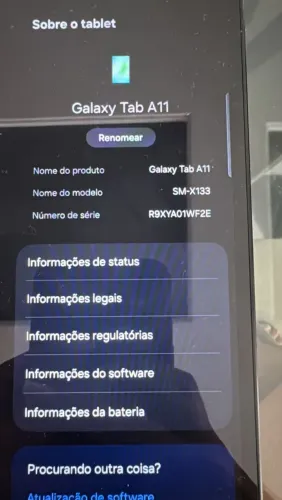 Samsung Galaxy Tab A11 - 64GB - Apenas 3 meses de uso