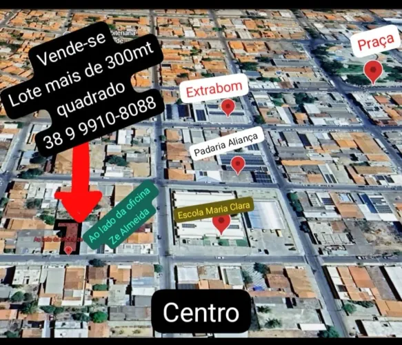 Vende-se Lote no centro de Porteirinha 