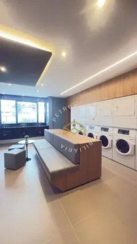 Apartamento com 1 dormitório para alugar, 46 m²- Bosque - Campinas/SP