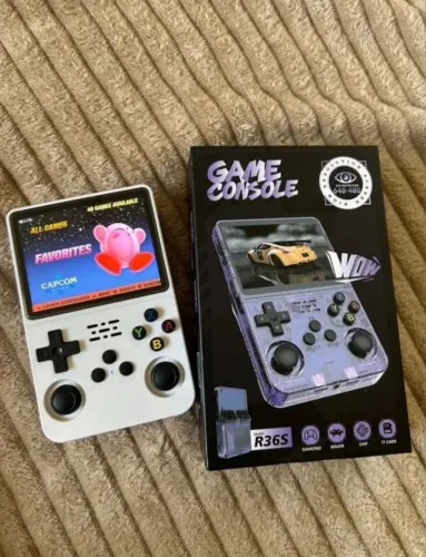 Gameboy R36S - 64GB (Produto Novo, Lacrado, Na Caixa)