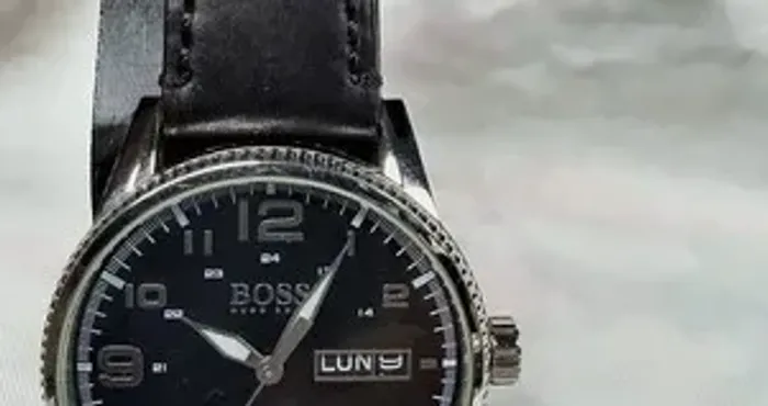 Relógio Hugo Boss Pilot Edition 1513330 Dia-Data 44mm Couro