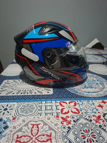 CAPACETE SPARKS USADO, TAM.58