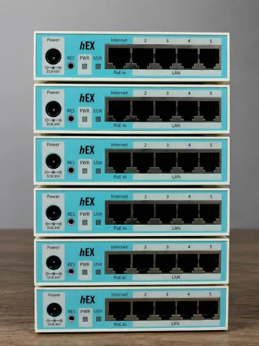 hex MikroTik GIGABIT(6un)