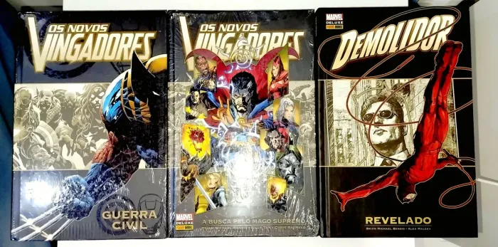 HQs de LUXO da MARVEL(250,00 PELAS 3!)