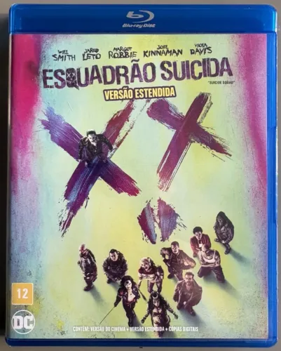 Esquadrão Suicida Blu-ray Versão Estendida Original DC