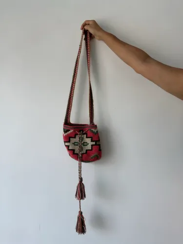 Bolsa crochê colombiana