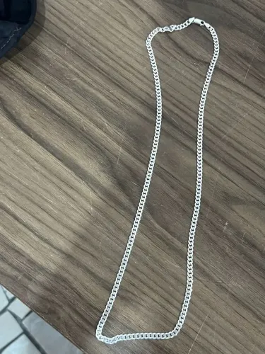 VENDO CORRENTE DE PRATA 5MM 70CM