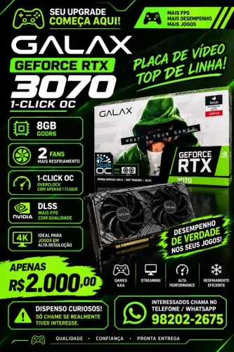 Rtx 3070 Galaxy oc